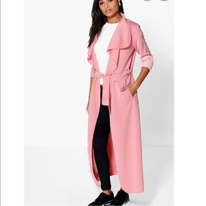 NWOT Belted waterfall coat